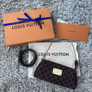 Louis Vuitton Damier Ebene Eva Bag